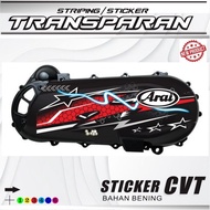 MOTORCYCLE STRIPING VARIATION OF CVT STICKERS TRANSPARENT POLE CVT BLOCK CVT STICKERS VARIATION