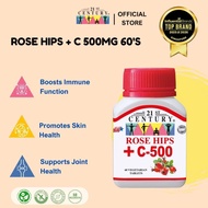21st Century Vitamin C 500mg With Rose Hips 60 Vegetarian Tablets
