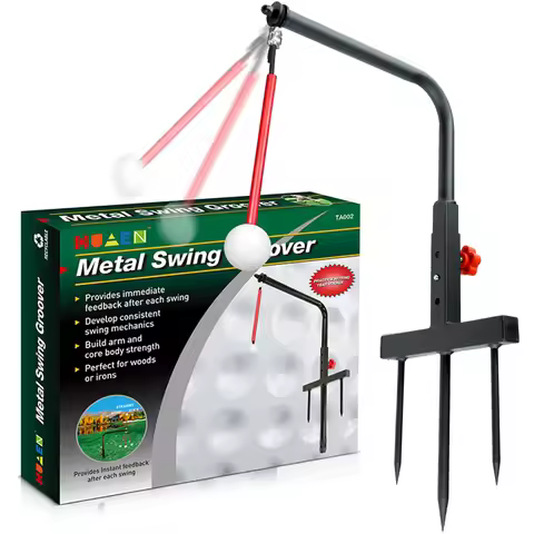 Golf training device iron rack ball iron fork swing training device iron swing high throw ball exerc