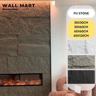 【Ready Stock】HARGA KILANG PU stone wall shiplap fluted panel wainscoting wall decoration living hall bathroom