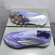 F50 Elite laceless FG Anti slip and Wear resistant Football Shoes+Shoe Box Size: 36-45