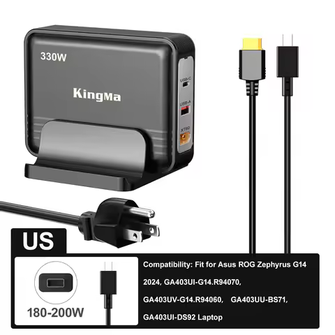 200W GaN Charger for Asus ROG Zephyrus G16 GA605WV-XB96 GA605WI-XB96 R94070 TUF Gaming Laptop 20V 9A