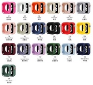 🌟（現貨）🌟（全新）（免費順豐）（送手錶水凝膜）糖果配色液態硅膠Apple Watch 系列保護殼全系列都有貨，送iwatch X/9/8/7/6/SE/5/4/3/2/1（ALL）鋼化膜，蘋果手錶：
