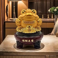 TV Cabinet Housewarming Toad Sand Gold Factory Office Decorations Ornaments Crafts Golden Toad Livin