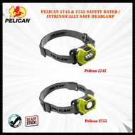 PELICAN 2745 2755 Headlamp, Ex Proof / Intrinsically Safe, 3 Modes, 3AAA Batteries Included, 33 Lume