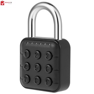 Combination Lock 6 Digit Password Code Digital Padlock Push Button Safe Padlock Security Padlock