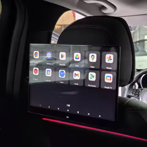13.3" Car Headrest Monitor Display IPS Android 16.0 4G+64G Touch Screen For BMW X7 xDrive M50i M60i 