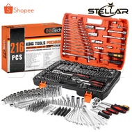 InnTech King Tools Wrenches Block Set 216 Pieces (Large Set) Wrench Made From Genuine CR-V Steel Mod
