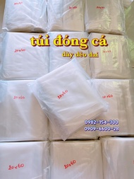 bọc đóng cá bịch đóng cá túi đóng cá chuyên dụng cho betta guppy 9x31cm 11x35cm 15x50cm 25x60cm 30x7