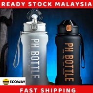 2L Sport Outdoor Fitness Gym Water Bottle Botol Air Viral 2000ml 户外运动水杯瓶子