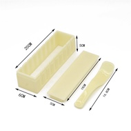 7PCS DIY Sushi Mold Set Sushi Maker Round Square Shape Material Rice Ball Maker Seaweed Kimbap Grind