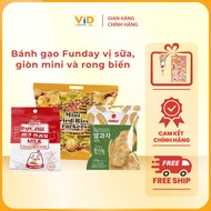 Funday rice cake with milk, seaweed, honey flavor 240g, 270g