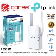 TP-LINK RE505X AX1500 / RE605X AX1800 / RE705X AX3000 WI-FI 6 DUAL BAND RANGE EXTENDER WITH TP-LINK 
