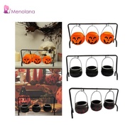 [Menolana] Halloween Witch Bucket Ornament Tableware Bucket Cute Modern Photo Ornament Candy Bucket 