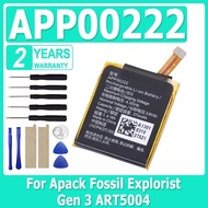 New APP00222 Battery For Apack Fossil Explorist Gen 3 ART5004 Fossil Q Explorist 3rd Generation Smar