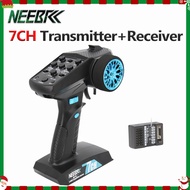 NEEBRC 7CH 2.4G Transmitter Radio System Waterproof Light Adapter Winch Controller Receiver For RC C