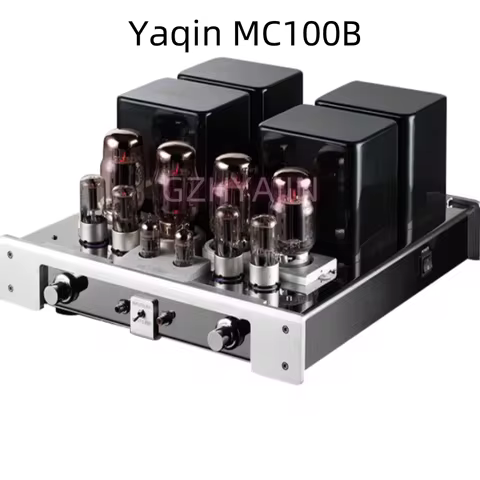 Latest 50W*2 YAQIN MC-100B PSVANE KT88 Vacuum Valve Tube Push-Pull Integrated Amplifier MC100B High-