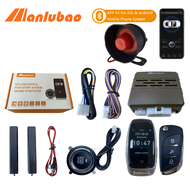 Manlubao U (พร้อมไซเรน) สมาร์ทโฟน APP รถ Liquid LCD Key Remote PKE Passive Keyless Entry Push ปุ่ม S