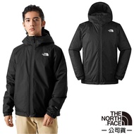 [The North Face The Face] Men Warm Windproof Chemical Fiber Filling Hooded Waterproof Jacket DRYVENT