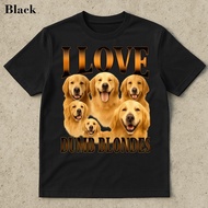 I Love Dumb Blondes Funny Shirt Golden Retriever T-Shirt Weird Shirt Dog Lover Tshirt Funny Dog Meme