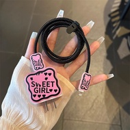 Charger Cable Protector for Apple Iphone 14 13 Cute Heart Wave Charger Case for Iphone 18W/20W US Ad