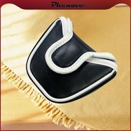 [Phenovo] Golf Putter Cover,Putter Headcovers Mallet Putter Head Cover PU Leather Mallet