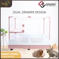 Dayang Small Animal Cage R81 - 83cm x 55cm x 66cm / Rabbit House / Rabbit Cage / Small Animal Cage