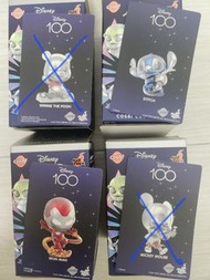 Hot Toys Cosbi Collection Disney 迪士尼 100週年 鉑金色 盲盒 史廸仔 Stitch / 米奇 Mickey / Iron Man / 維尼熊 Winnie the