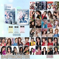 LINXX 50 Pcs BABYMONSTER  Holographic Laser Card Kpop Photocards  Postcards  Series