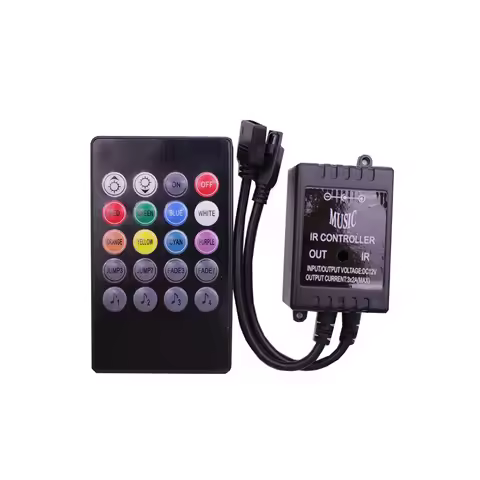 music 20Key Wireless led IR Remote Controller For 3528 5050 RGB LED Strip Light