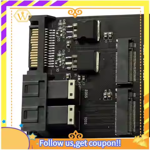 Latest-2 Port SFF-8643 U.2 To Nvme M.2 NGFF SSD Convert Card Adapter SFF-8643 U.2 To Dual M-Key NVME