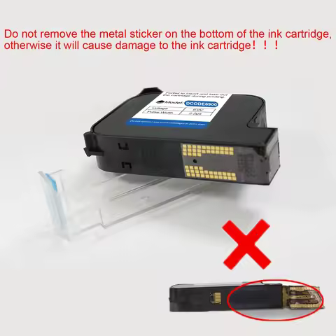 DCODE 6900 12.7mm Economy High Quality TIJ Online Handheld Inkjet Printer Cartridge Fast Drying Wate