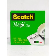 3M - Magic Tape Isolasi Transparan 1 Inch x 36 Yd