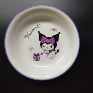 Sanrio - 三麗鷗 Kuromi 酷洛米 可羅米 陶瓷圓盤 週邊餐具 [平行進口]
