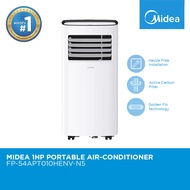 Midea Portable Air-Conditioner 1.0 HP with Wireless Remote Control and 60 Hz Supply Frequency. FP-54APT010HENV-N5