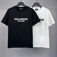 Dsquared2 Fashion Street Wear Short-Sleeved T-Shirt Summer New Style Loose T-Shirt