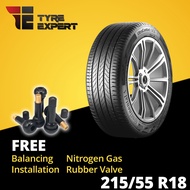 215/55R18 CONTINENTAL UltraContact UC6 (With Delivery/Installation) tyre tayar