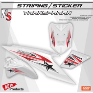 VARIATION STICKER STRIPING OLDBEAT / CARBONBEAT UV TANSPARAN STRIPING/ VARIATION A45 STICKER VARIATI