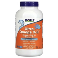 Now Foods Ultra Omega 3D 180 เม็ด หมดอายุ 05/2028