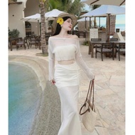 BikiniStoreVn: Beach Fashion MB11 - Bodycon Fashion Set - 3-Piece Beach Set - 3-Piece Fashion Hotttr