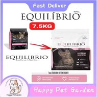 Equilibrio/EQ 7.5KG Original Pack( Kitten Indoor) Cat Dry Food /Makanan Kering Kucing 猫粮干粮 Free Gift