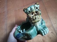 【妹妹的店】1939-1970鶯歌陶瓷 獅子造型煙灰缸