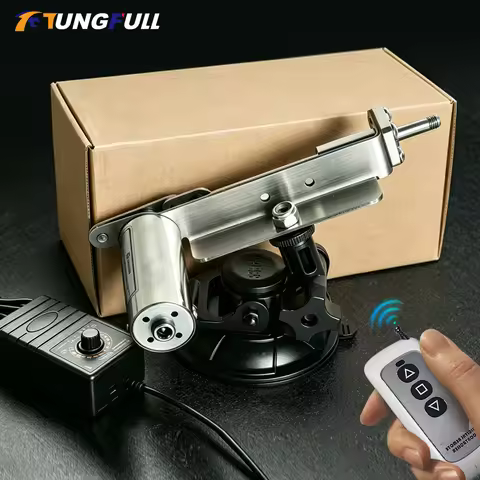 TUNGFULL 24V Mini Linear Actuator Remote Control Electric Reciprocating Motion 39mm Stroke Home Auto