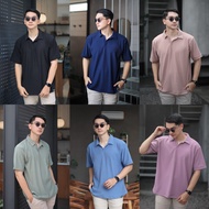 Credo Polo Shirt Men Oversized Knit | Polo Shirt | Men's T-Shirt With Collar