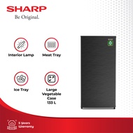 Sharp Kulkas 1 Pintu Pintu SJ-N162N-HS - Silver