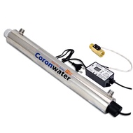 Coronwater Water Filter 6 gpm UV Disinfection with Flow Switch Water Sterilizer SEV-5565FS