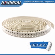 300PCS 0603 Chip Fixed Resistor SMD Resistor 4.7K ohm 4K7 472 hjxrhgal