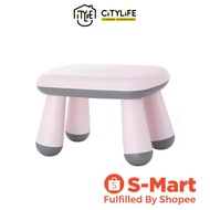 Citylife Rectangular Kids Stool - Blush Pink - D2096 - Citylong