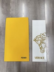 Fendi, Versace, Armani, DAKS, Salvatore Ferragamo 包裝禮物紙袋$30/10個，$20/5個