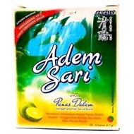 Original Adem Sari Untuk Panas Dalam 12 Box 72 sachet Adem Sari